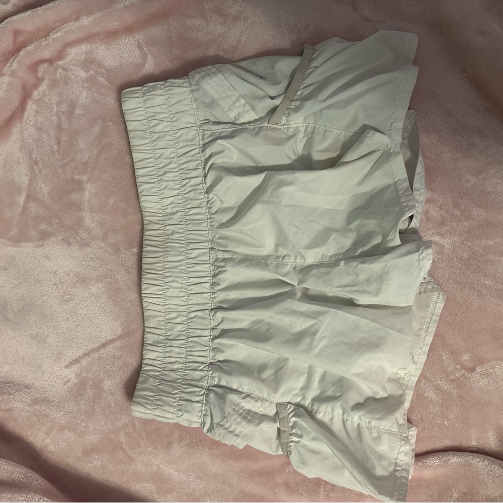 FP Movement by Free People High Waist White Shorts